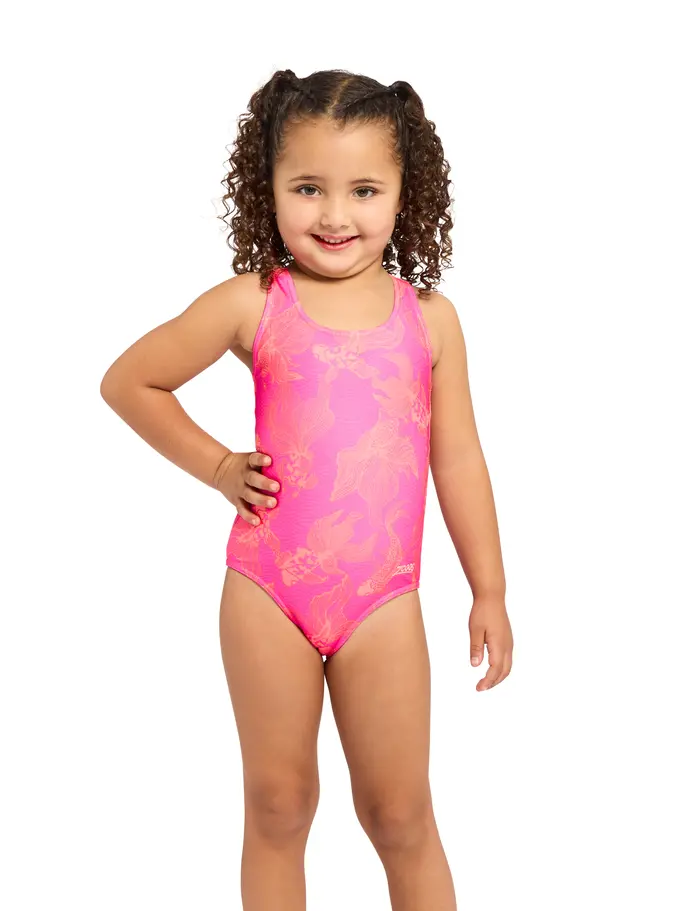 Product overview - Girls Koi Actionback Swimsuit KOPK