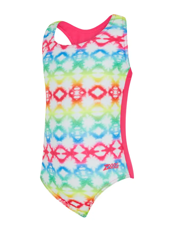 Product overview - Girls Rainbow Haze Actionback One Piece Swimsuit RBHZ