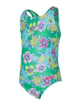 Product overview - Girls Turtles Print Actionback One Piece Swimsuit TRTL