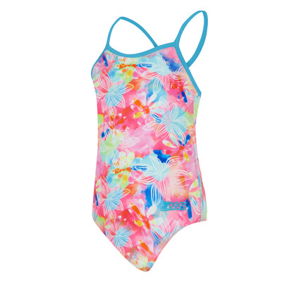 Product overview - Girls Gala Yaroomba Floral One Piece Swimsuit GALA