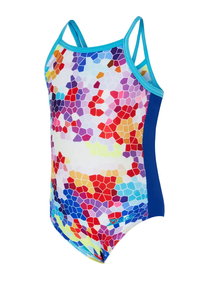 Product overview - Girls Jigsaw Yarooma Floral One Piece Swimsuit JGSW