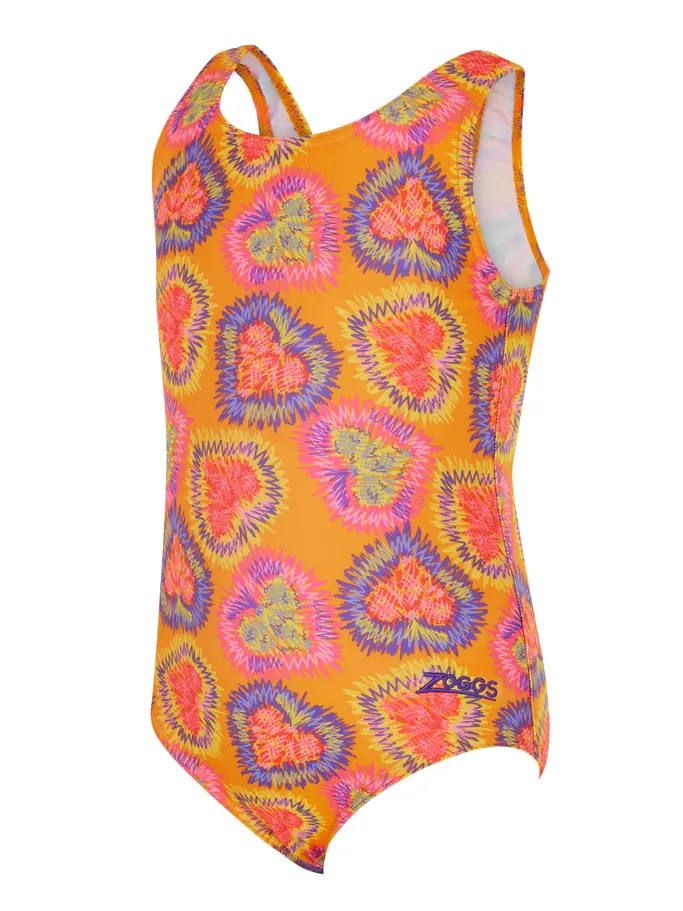 Product overview - Girls Heartthrob Scoopback One Piece Swimsuit HTTR