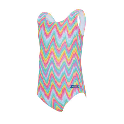 Product overview - Girls Play Wave Scoopback One Piece Swimsuit PLWA