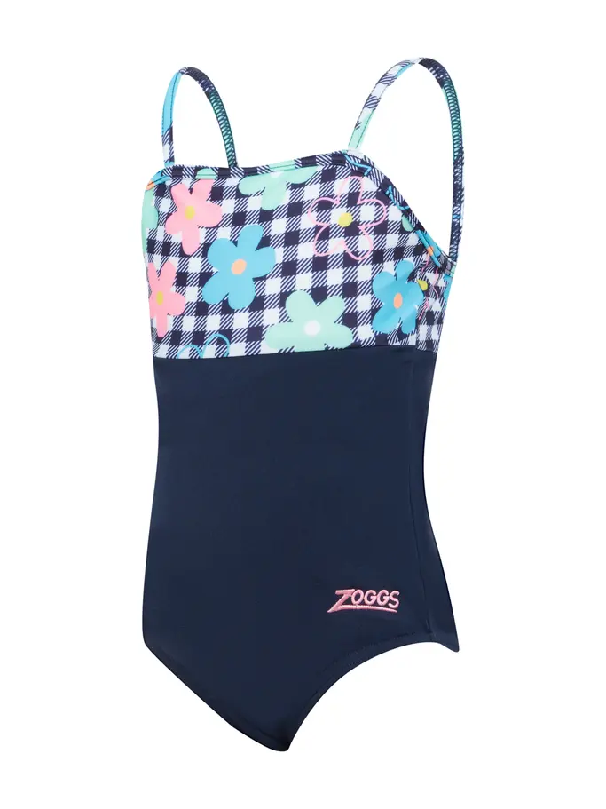 Product overview - Girls Picnic Posy Panel Classicback Swimsuit PCPO