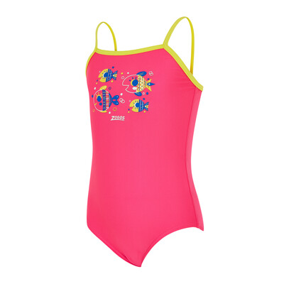 Product overview - Girls Lolly Fish Classicback Swimsuit LLFS