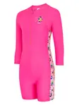 Product overview - Girls Lolly Fish Long Sleeve All In One Swimsuit LLFS