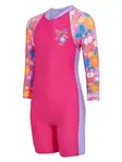 Product overview - Girls Long Sleeve Sizzle Print All in One SSZL