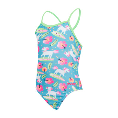 Product overview - Girls Pegasus Crossback One Piece Swimsuit PEG