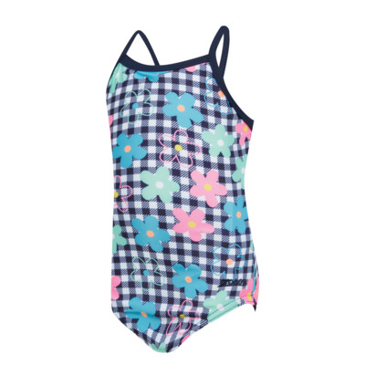 Product overview - Girls Picnic Posy Tex Back Swimsuit PCPO