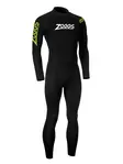 Product overview - Zoggs Mens Swimming Multix VL Wetsuit 2.5mm black/lime