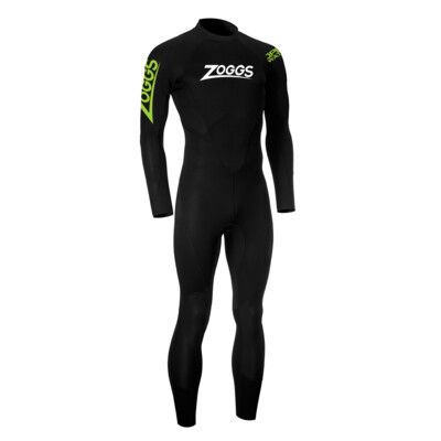 Product overview - Zoggs Mens Swimming Multix VL Wetsuit 2.5mm black/lime