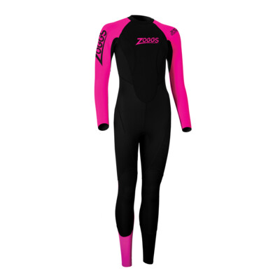 Product overview - Zoggs Womens Swimming Explorer FS Wetsuit 3/2/2 mm black/pink