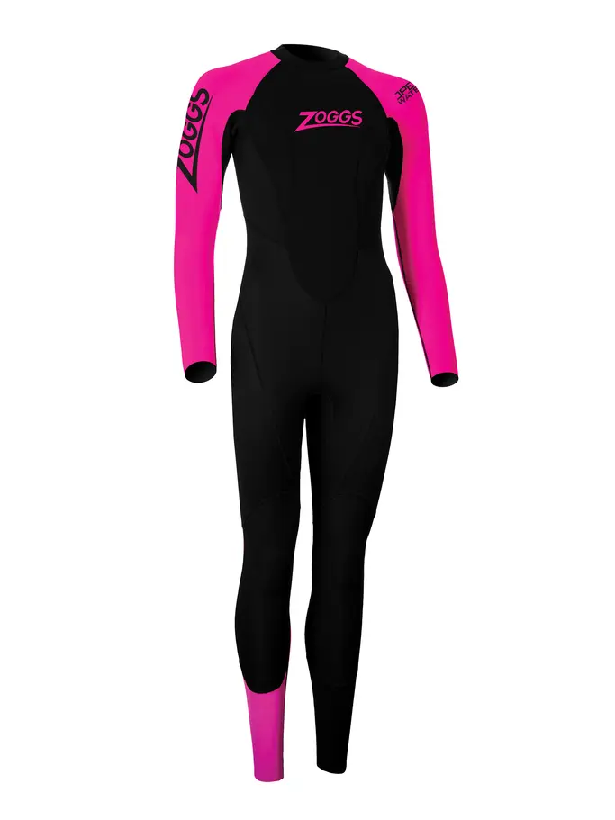 Product overview - Zoggs Womens Swimming Explorer FS Wetsuit 3/2/2 mm black/pink