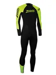 Product overview - Zoggs Mens Swimming Explorer FS Wetsuit 3/2/2 mm black/lime