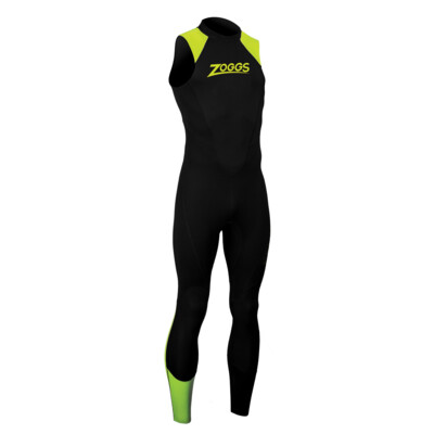Product overview - Zoggs Mens Swimming Explorer LJ Wetsuit 3/2/2 mm black/lime