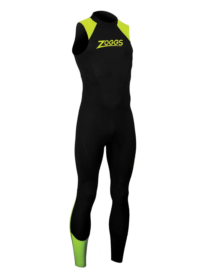 Product overview - Zoggs Mens Swimming Explorer LJ Wetsuit 3/2/2 mm black/lime