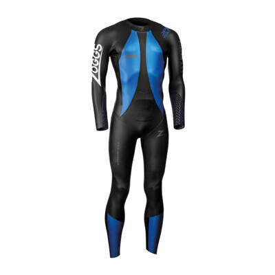 Product overview - Zoggs Mens Swimming X-Tream Wetsuit 4/3/2 mm black/blue