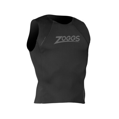 Product overview - Zoggs Mens Swimming Neo Thermal 0.5 mm Vest black