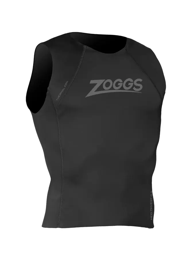 Product overview - Mens Neo Thermal Swimming Vest - 0.5mm black