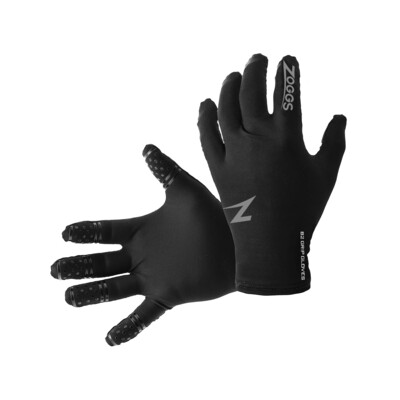 Product overview - Zoggs Swimming Open Water B2 Grip Gloves black