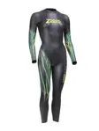 Product overview - Womens FS Triathlon Wetsuit - Hypex Ultra black/yellow