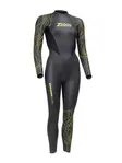 Product overview - Womens FS Open Water Wetsuit - Explorer Ultra black/yellow
