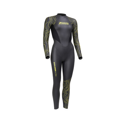 Product overview - Womens Explorer Ultra FS Open Water Wetsuit black/yellow