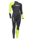 Product overview - Womens FS Open Water Wetsuit - Explorer Tour black/yellow