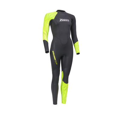 Product overview - Womens Explorer Tour FS Open Water Wetsuit black/yellow