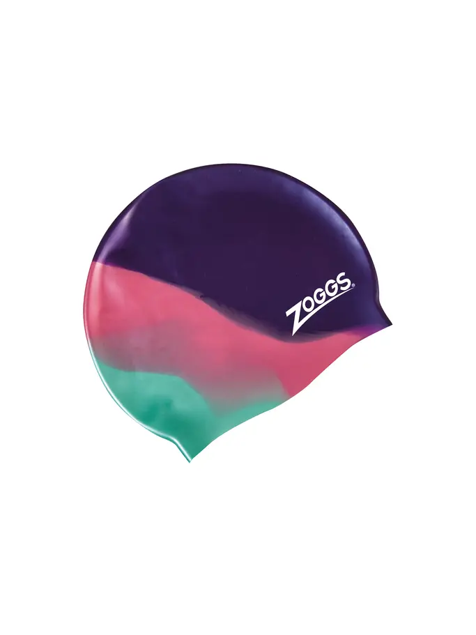 Product overview - Junior Silicone Swimming Cap Multi Colour PUAQ