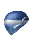 Product overview - Multi Colour Silicone Swimming Cap blue/silver