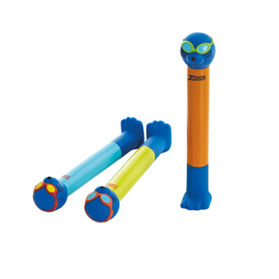 Product overview - Zoggy Dive Stick 3pcs Pack AST