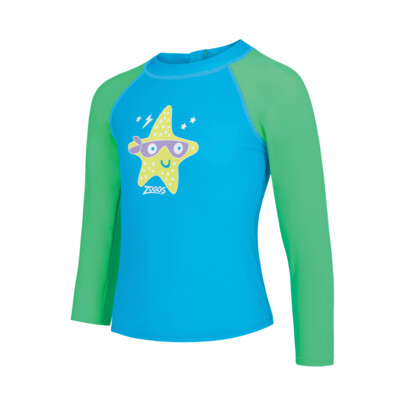 Product overview - Boys Super Star Long Sleeve Sun Top SPST