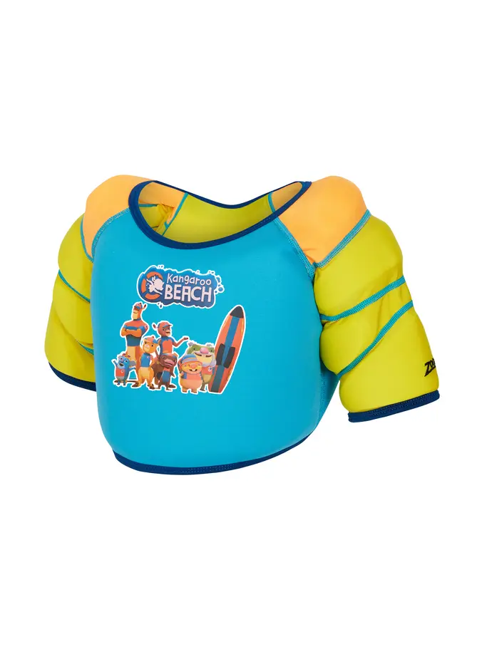 Product overview - Blue Kangaroo Beach Water Wings Vest blue/yellow