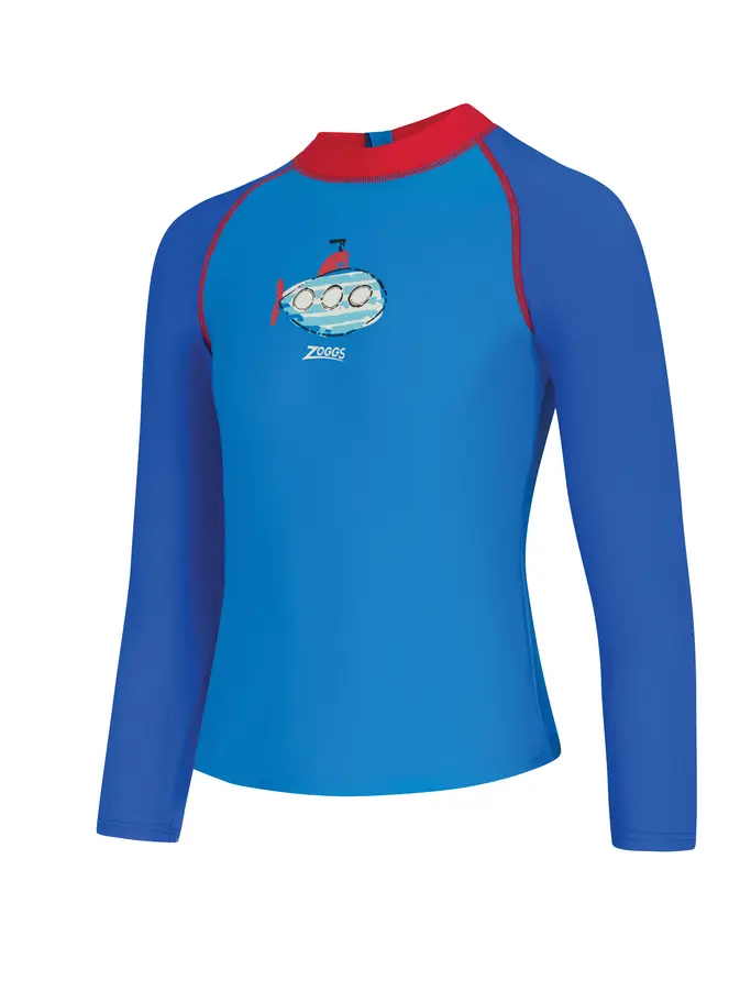 Product overview - Nautical Blue Long Sleeve Sun Top NABL