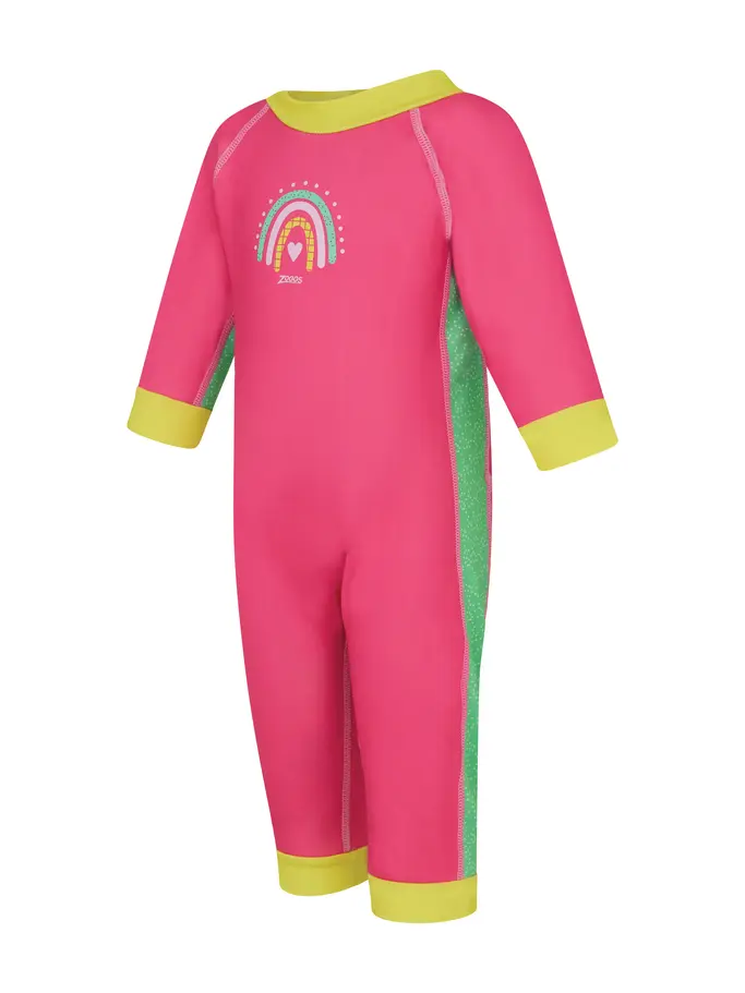 Product overview - Rainbow Fleece Lined Full Body Swimsuit RNMG