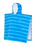 Product overview - Nautical Blue Striped Poncho Hooded Towel NAST