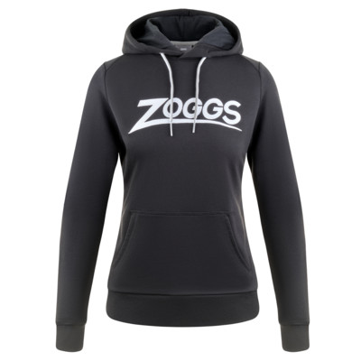 Product overview - ZOGGS ROSIE Womens Sports Hoodie black/white