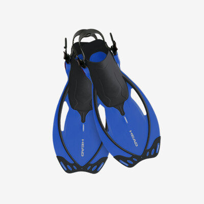 Product overview - Allegra Jr fins w/mesh bag blue