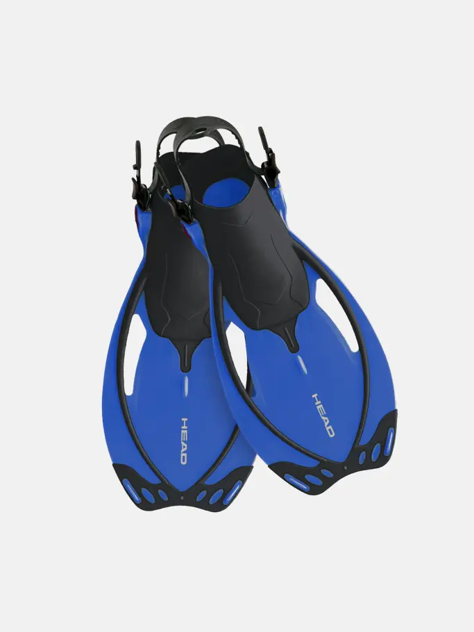 Product overview - Allegra Jr fins w/mesh bag blue