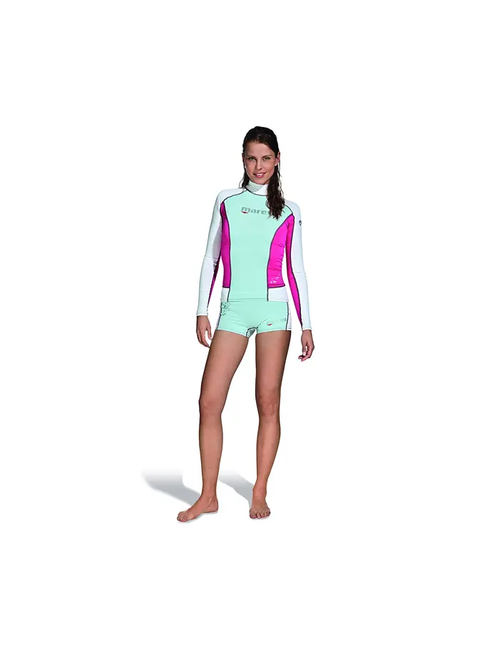 Product overview - Rash Guard Long Sleeve - She Dives pink