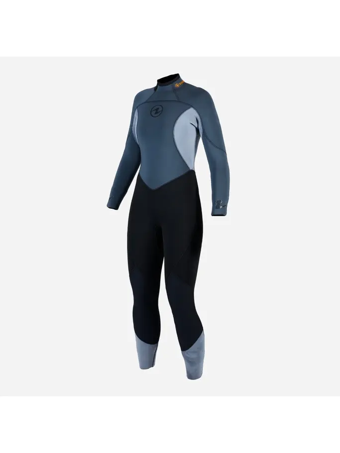 Product overview - AQUAFLEX - Women's Dive Wetsuit 7mm black/grey