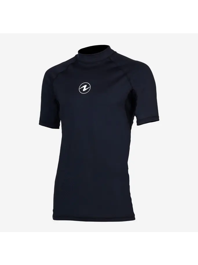Product overview - SLIM FIT RASHGUARD - Men's Short Sleeve black