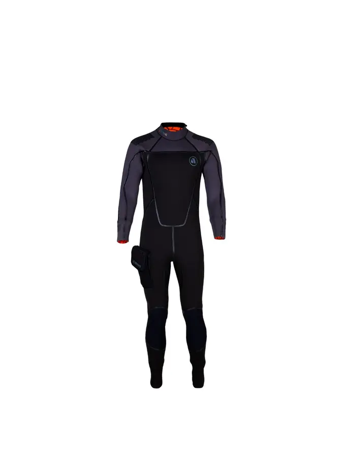 Product overview - THERMIQ - Men's Wetsuit 5mm black/grey