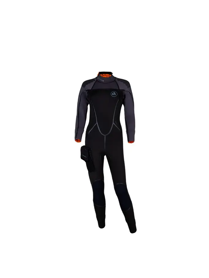 Product overview - THERMIQ - Women's Wetsuit 5mm black/grey