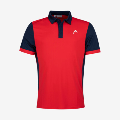 Product overview - DAVIES Polo Shirt Men red/dark blue