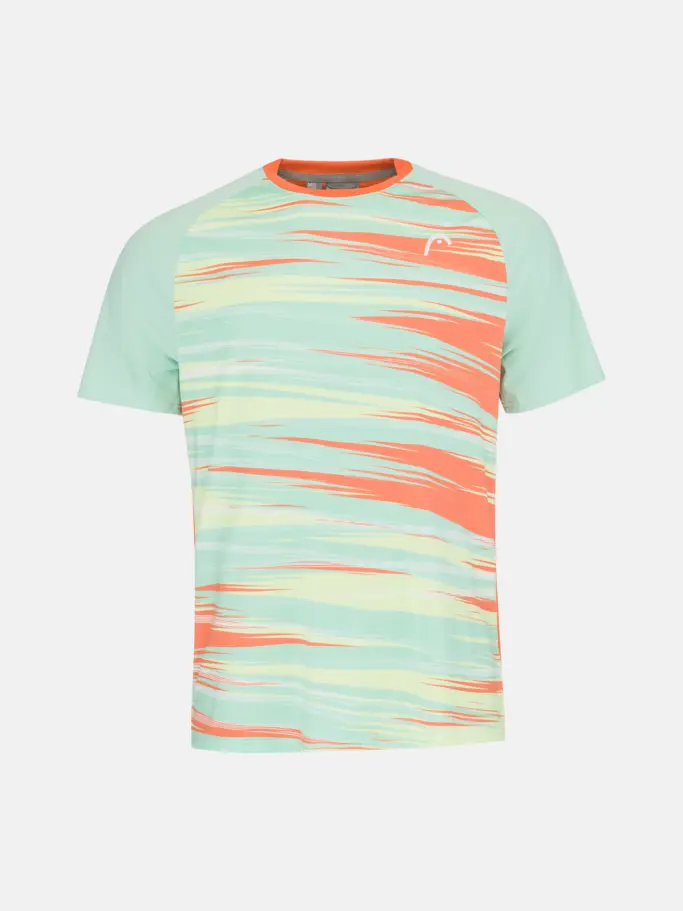 Product overview - TOPSPIN T-Shirt Men pastell green/print vision m