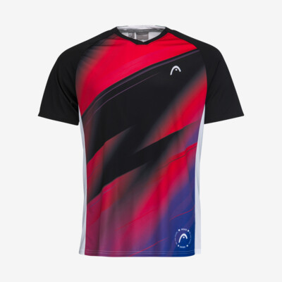 Product overview - PLAY Tech T-Shirt Men red/print padel m