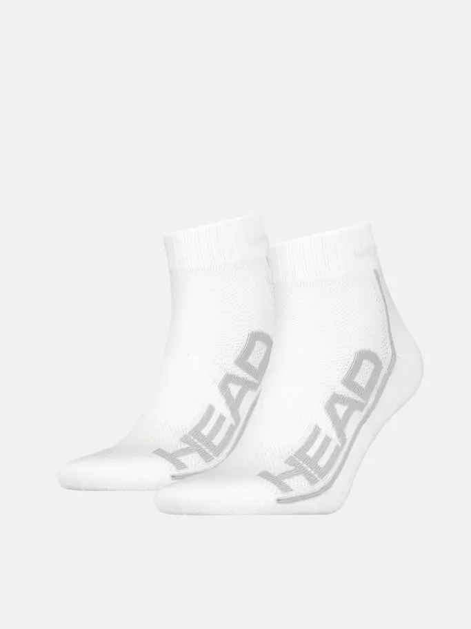 Product overview - SOCKS TENNIS 2P STRIPE QUARTER white