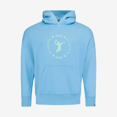 Product overview - PADEL Hoodie Unisex electric blue